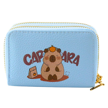 Peněženka s kapy­barou modrá – 2 přihrádky, 12,5 cm