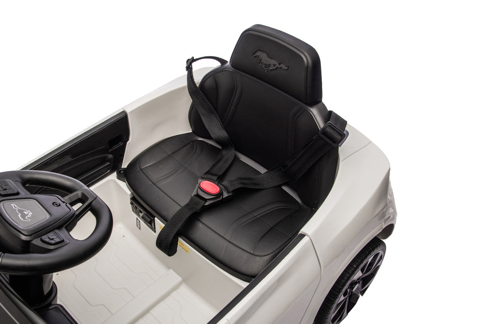 Elektrické autíčko Ford Mustang Mach-E 24V – bílé