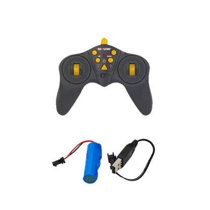 RC sklápěč s dálkovým ovládáním a LED světly 1:24 – žlutý