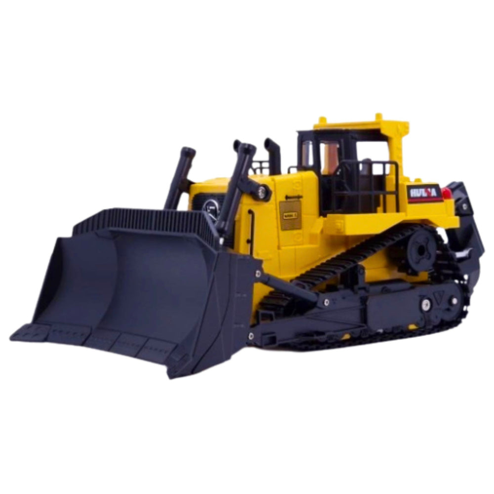 Bulldozer Bulldozer Excavator Huina Metal Construction Model 1:50