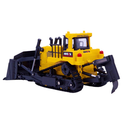 Bulldozer Bulldozer Excavator Huina Metal Construction Model 1:50
