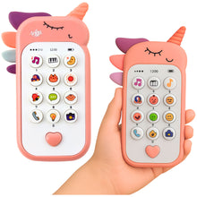 Dětský vzdělávací telefon se světly a zvuky – růžový