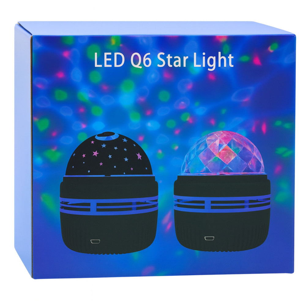 Projektor noční lampička s barevnými LED světly a dálkovým ovládáním