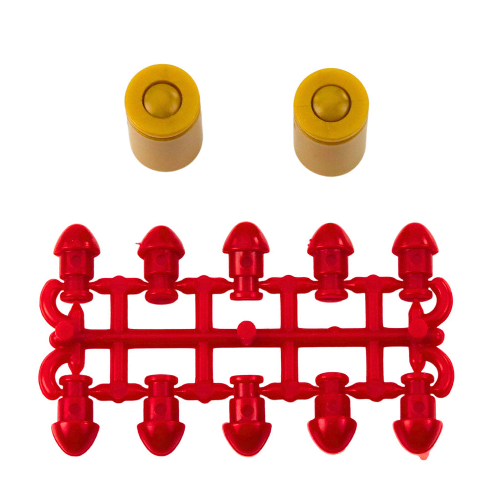 Mini pistole s náboji a nábojnicemi 13,5 cm – hnědočerná