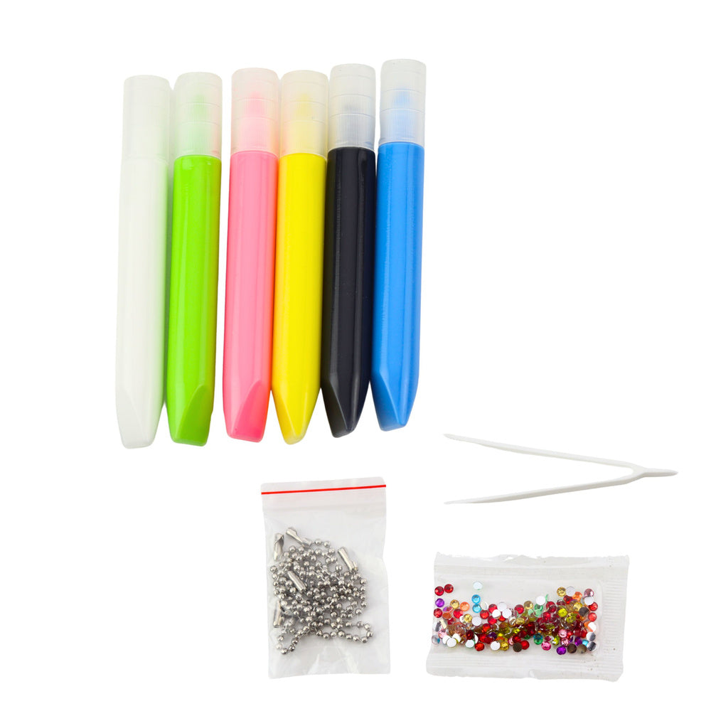 Kreativní sada vitráží s dinosaury – přívěsky s 6 gely