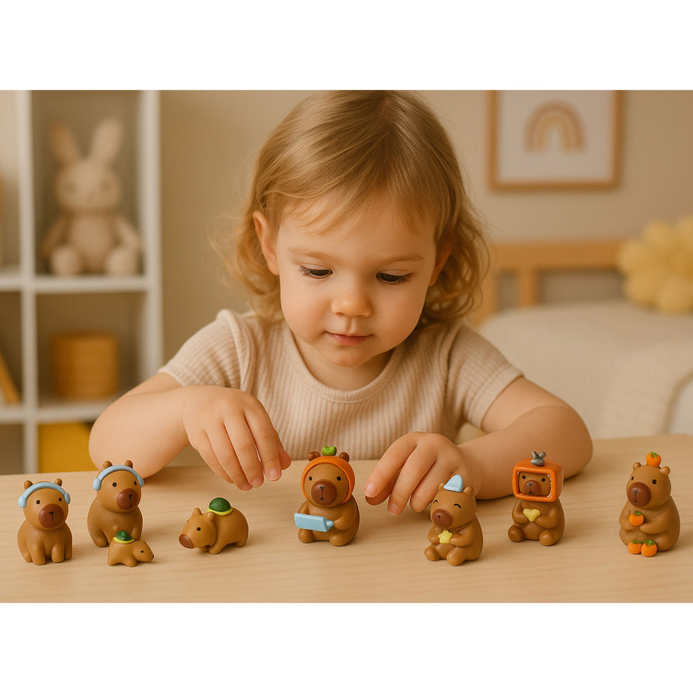 Překvapení figurka Kapybara v blind boxu – sběratelská série