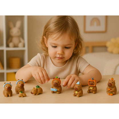 Překvapení figurka Kapybara v blind boxu – sběratelská série