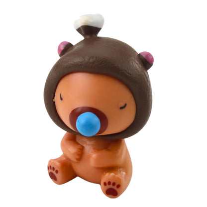Překvapení figurka Kapybara Baby v blind boxu – sběratelská série