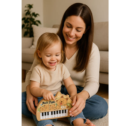 Dětské hudební piano Kapybara – mini klávesy, 22 kláves