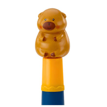 Hra na zručnost – házení kroužků na terč s kapybarou