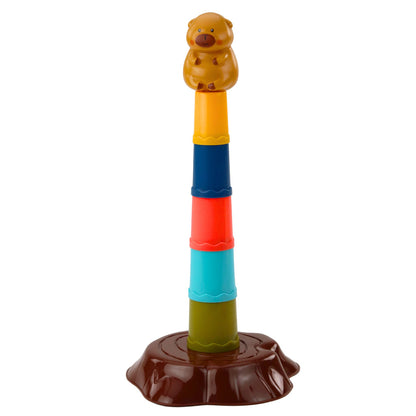 Hra na zručnost – házení kroužků na terč s kapybarou