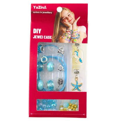 Kreativní sada na výrobu náramků s korálky a přívěsky