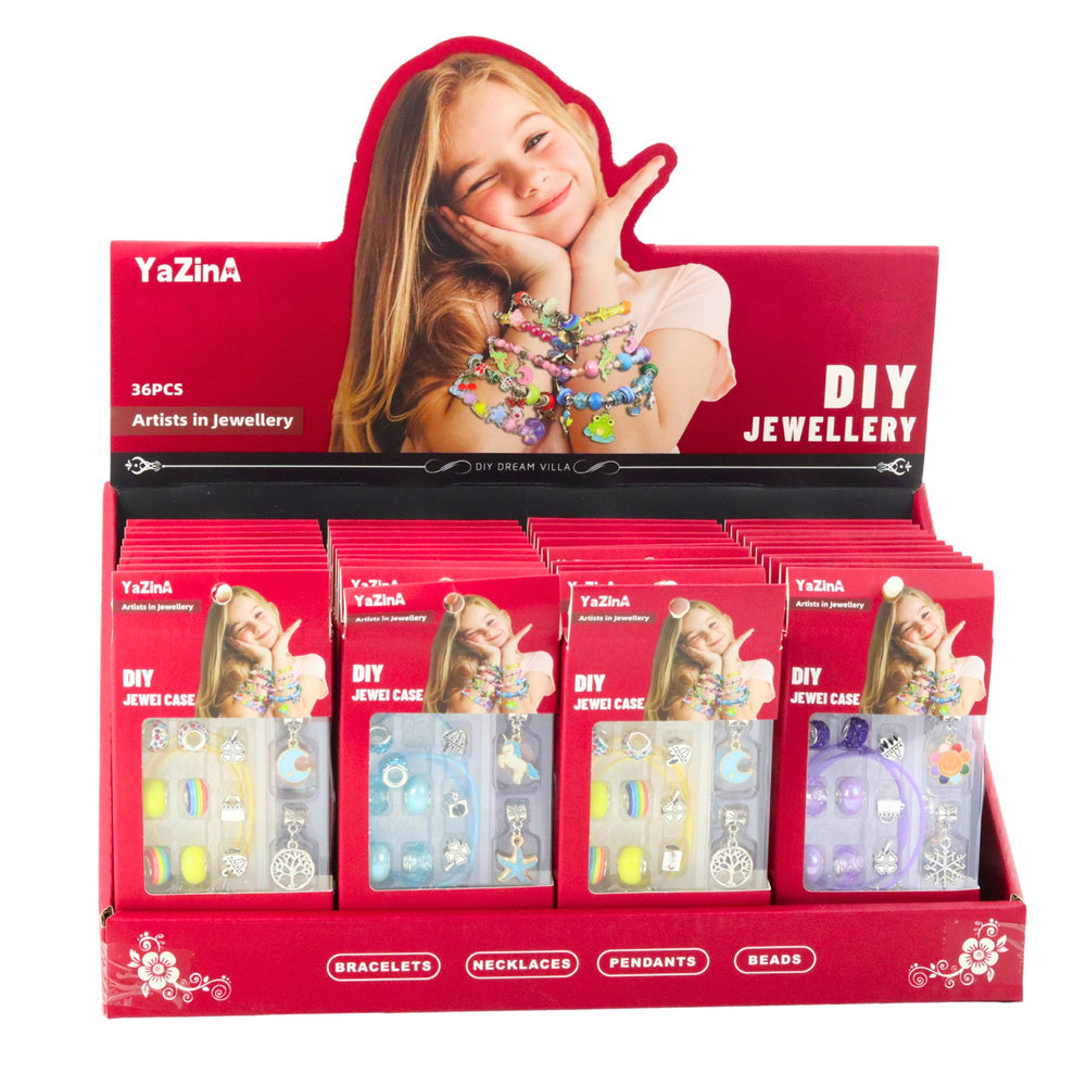 Kreativní sada na výrobu náramků s korálky a přívěsky