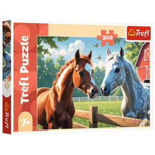 Puzzle 200 dílků – Koně na mýtině – Trefl