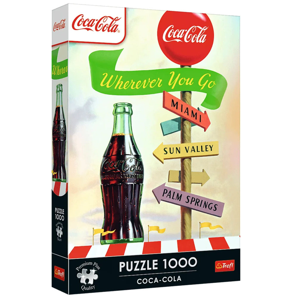 Puzzle 1000 dílků Coca-Cola: Wherever You Go – Trefl