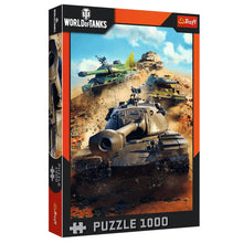 Puzzle 1000 dílků World of Tanks: Tanky v bitvě – Trefl