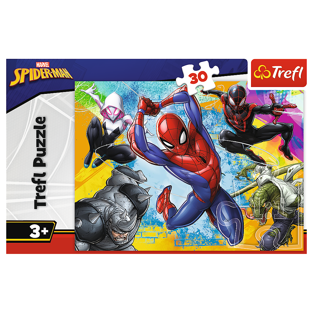 Puzzle 30 dílků Spider-Man – Disney Marvel Trefl 18307