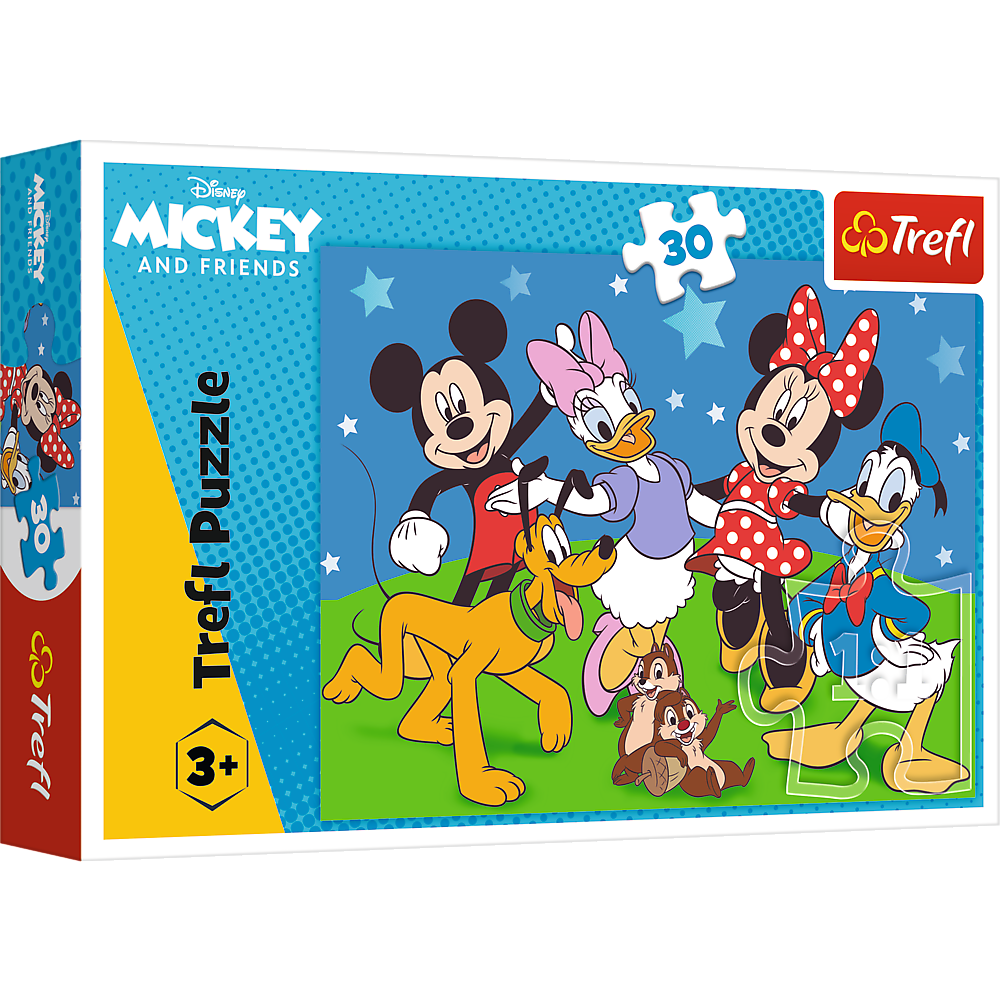 Puzzle 30 dílků Mickey Mouse a přátelé – Trefl