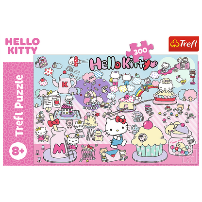 Puzzle 300 dílků – Objevte svět Hello Kitty – Trefl