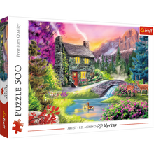Puzzle Horská idyla s 500 dílky – Trefl