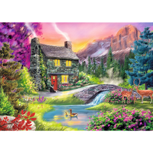 Puzzle Horská idyla s 500 dílky – Trefl