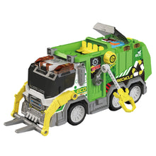 Popelářské auto s pohyblivým ramenem, světly a zvuky