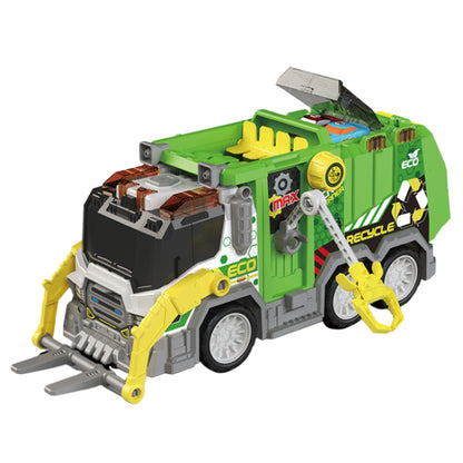 Popelářské auto s pohyblivým ramenem, světly a zvuky