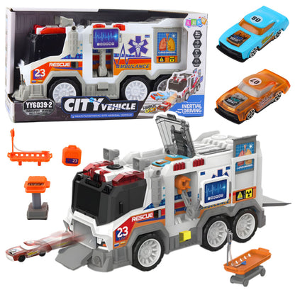 Ambulance s efekty světla a zvuku pro děti – City Emergency