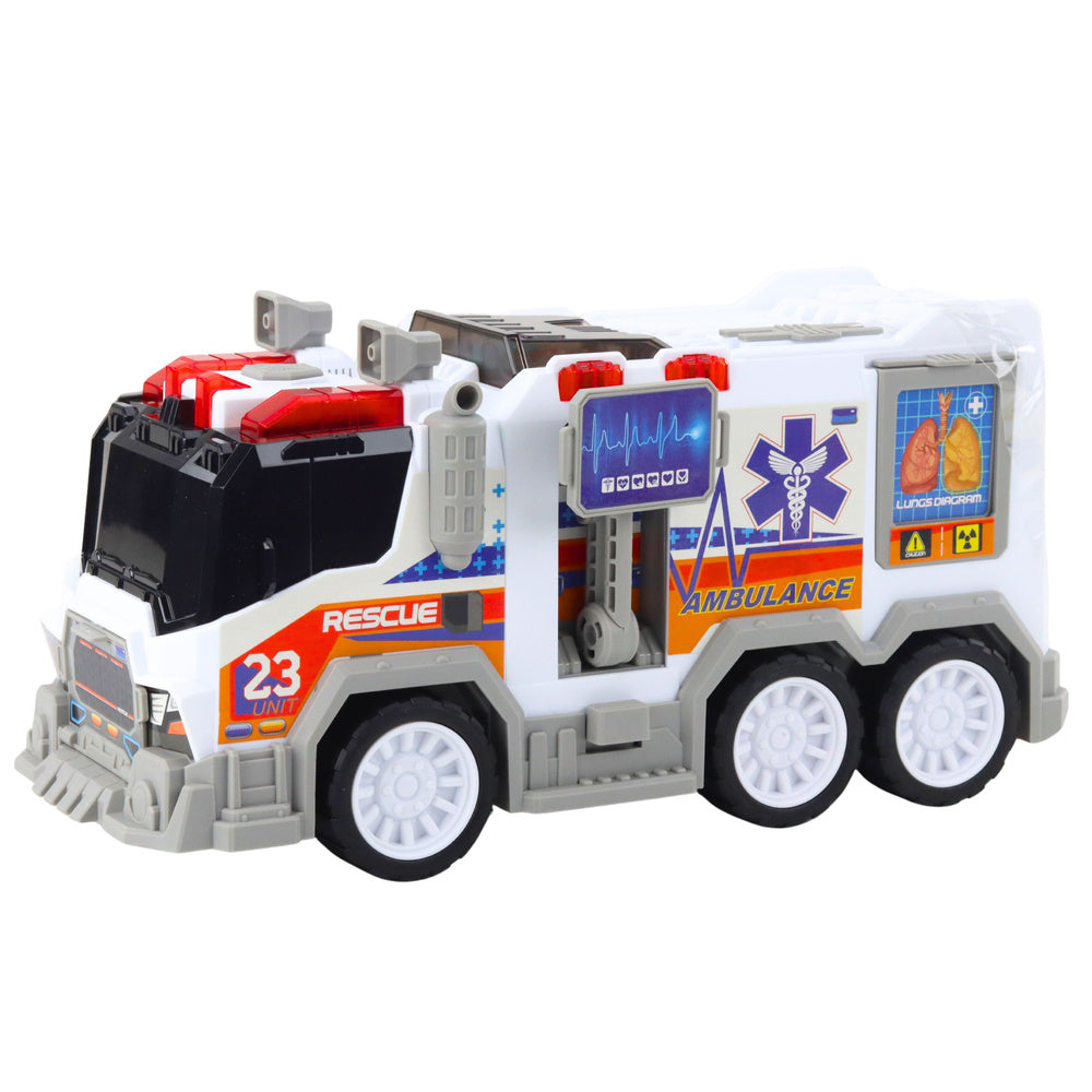 Ambulance s efekty světla a zvuku pro děti – City Emergency