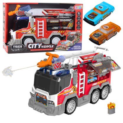 Fire Truck Fire Department Drive Moving Elements Lights Sounds