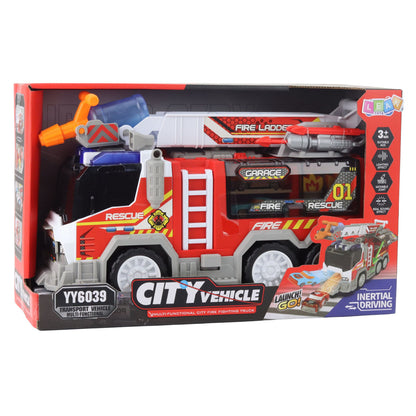 Fire Truck Fire Department Drive Moving Elements Lights Sounds