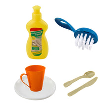 Dětský dřez s cirkulací vody a měnícím se příslušenstvím – 12 ks