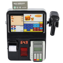 Pokladna s terminálem a skenerem – světlo a zvuky