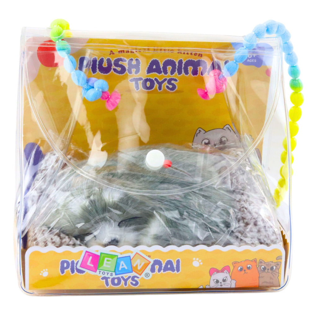 Plyšový husky na polštářku se zvuky – interaktivní hračka