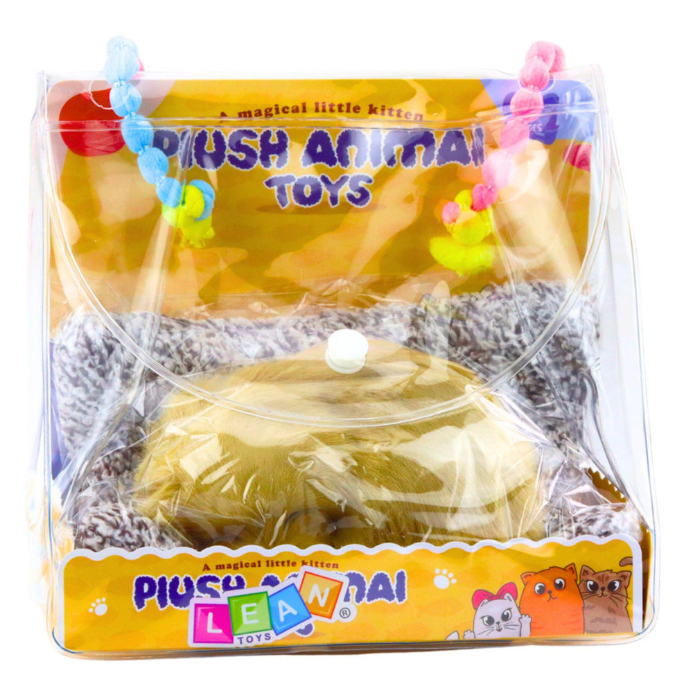 Spící štěně labradora na polštářku – plyšová figurka s taškou