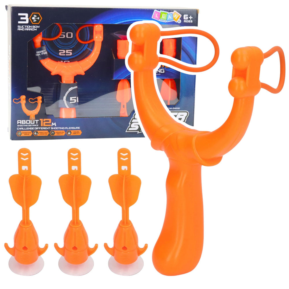 Shooting Set Skill Game Slingshot Darts With Suction Cups 3 pcs.