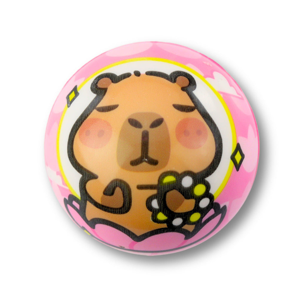 Pěnový míček s motivem kapybary 6,5 cm – pro děti