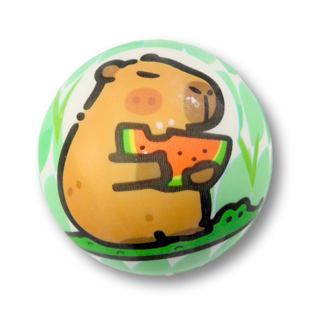 Pěnový míček s motivem kapybary 6,5 cm – pro děti