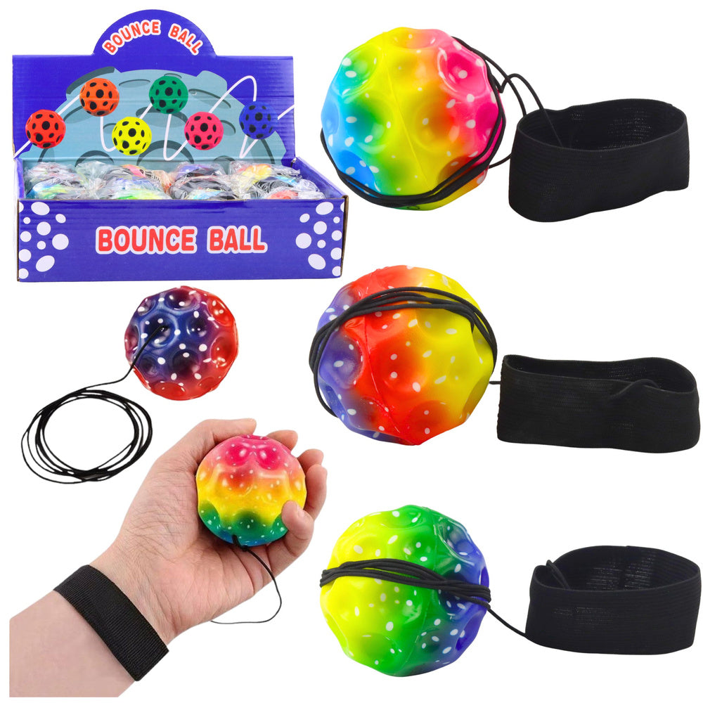 Míček na gumičce pro cvičení obratnosti, 6,5 cm