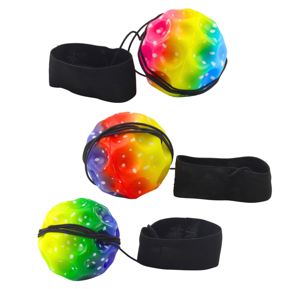 Míček na gumičce pro cvičení obratnosti, 6,5 cm