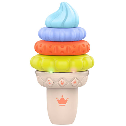 Interaktivní zmrzlinová věž se světlem a zvukem pro batolata