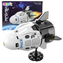 Stavebnice vesmírné lodi s 88 kostkami – bílo-černá