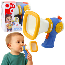 Megafon pro děti se změnou hlasu a světelnými efekty – modrý