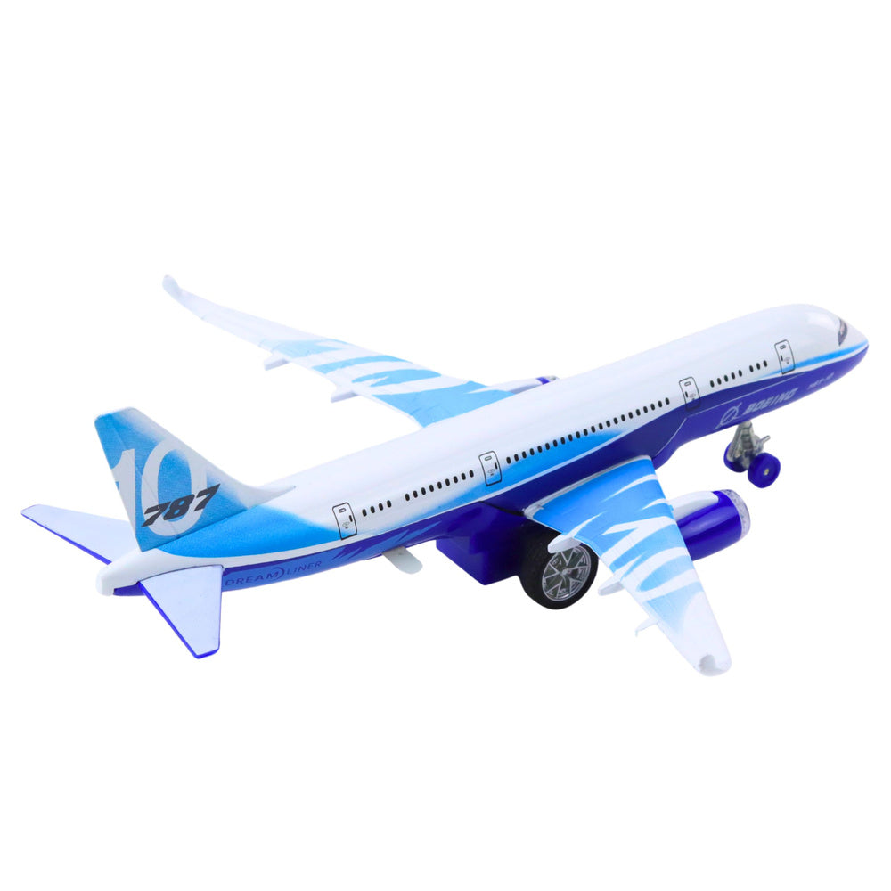 Kovové dopravní letadlo s pull-back motorem, světly a zvuky, 23 cm