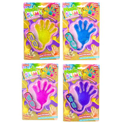 Lepivá gumová ruka – zábavná hračka na házení a natahování