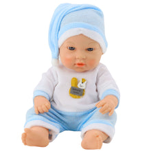 Panenka miminko v modrém pyžamu s čepičkou, 30 cm