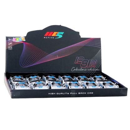 Sportovní auto kovové s otevíracími dveřmi 1:32 – stříbrné