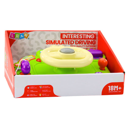 Interaktivní volant pro děti se světly a zvuky – zelený