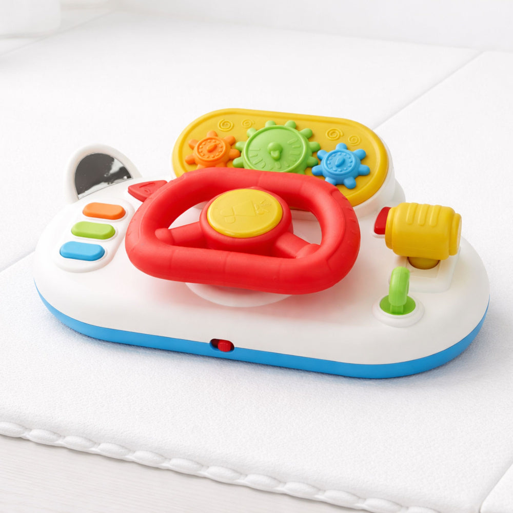 Interaktivní volant pro děti se zvuky a světly – simulátor řízení