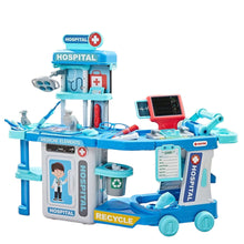 Doktorský kufřík 2v1 se světlem a zvukem – nemocnice pro děti
